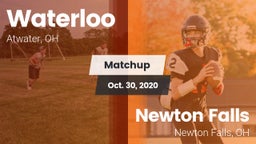 Matchup: Waterloo vs. Newton Falls  2020