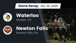 Recap: Waterloo  vs. Newton Falls  2020