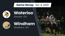 Recap: Waterloo  vs. Windham  2020