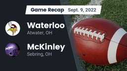 Recap: Waterloo  vs. McKinley  2022