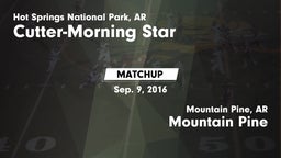 Matchup: Cutter-Morning Star vs. Mountain Pine  2016