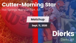 Matchup: Cutter-Morning Star vs. Dierks  2020