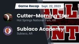 Recap: Cutter-Morning Star  vs. Subiaco Academy 2023