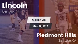 Matchup: Lincoln vs. Piedmont Hills  2017