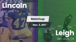 Matchup: Lincoln vs. Leigh  2017