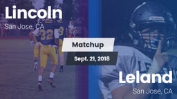 Matchup: Lincoln vs. Leland  2018