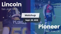 Matchup: Lincoln vs. Pioneer  2018