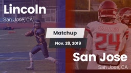Matchup: Lincoln vs. San Jose  2019