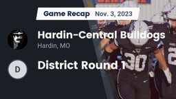 Recap: Hardin-Central Bulldogs vs. District Round 1 2023
