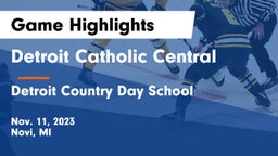 Detroit Catholic Central  vs Detroit Country Day School Game Highlights - Nov. 11, 2023