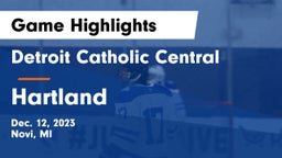 Detroit Catholic Central  vs Hartland  Game Highlights - Dec. 12, 2023