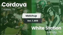 Matchup: Cordova vs. White Station  2016