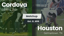 Matchup: Cordova vs. Houston  2016