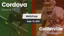 Matchup: Cordova vs. Collierville  2017