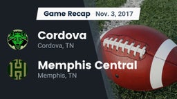 Recap: Cordova  vs. Memphis Central  2017