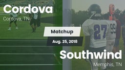 Matchup: Cordova vs. Southwind  2018