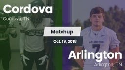 Matchup: Cordova vs. Arlington  2018