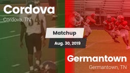 Matchup: Cordova vs. Germantown  2019