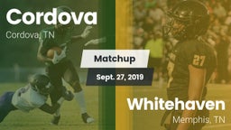 Matchup: Cordova vs. Whitehaven  2019