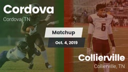 Matchup: Cordova vs. Collierville  2019