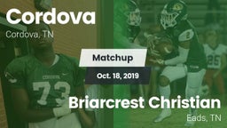 Matchup: Cordova vs. Briarcrest Christian  2019