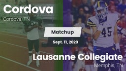 Matchup: Cordova vs. Lausanne Collegiate  2020