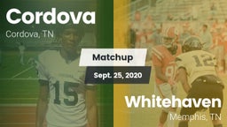 Matchup: Cordova vs. Whitehaven  2020