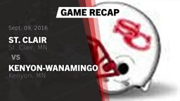 Recap: St. Clair  vs. Kenyon-Wanamingo  2016