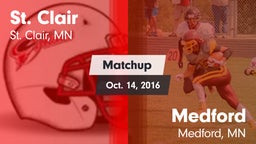 Matchup: St. Clair vs. Medford  2016