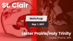 Matchup: St. Clair vs. Lester Prairie/Holy Trinity  2017