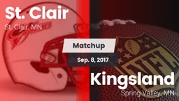 Matchup: St. Clair vs. Kingsland  2017