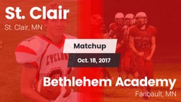 Matchup: St. Clair vs. Bethlehem Academy  2017
