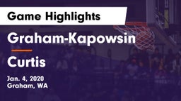 Graham-Kapowsin  vs Curtis  Game Highlights - Jan. 4, 2020