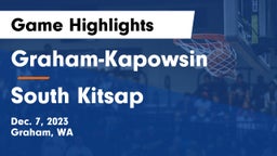 Graham-Kapowsin  vs South Kitsap  Game Highlights - Dec. 7, 2023