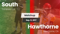 Matchup: South vs. Hawthorne  2017