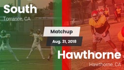 Matchup: South vs. Hawthorne  2018