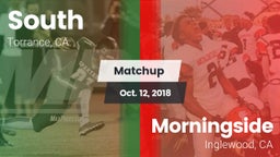 Matchup: South vs. Morningside  2018