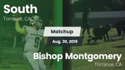 Matchup: South vs. Bishop Montgomery  2019