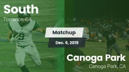 Matchup: South vs. Canoga Park  2019