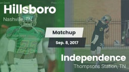 Matchup: Hillsboro vs. Independence  2017