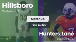 Matchup: Hillsboro vs. Hunters Lane  2017