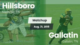 Matchup: Hillsboro vs. Gallatin  2018