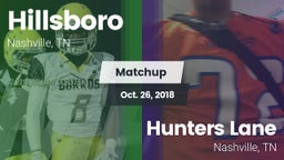 Matchup: Hillsboro vs. Hunters Lane  2018