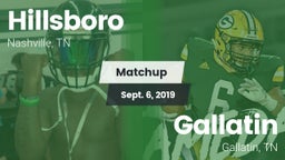 Matchup: Hillsboro vs. Gallatin  2019