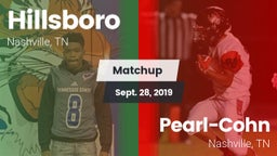 Matchup: Hillsboro vs. Pearl-Cohn  2019