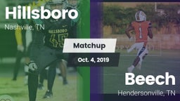 Matchup: Hillsboro vs. Beech  2019