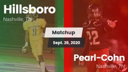 Matchup: Hillsboro vs. Pearl-Cohn  2020