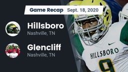 Recap: Hillsboro  vs. Glencliff  2020