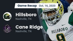Recap: Hillsboro  vs. Cane Ridge  2020