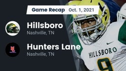 Recap: Hillsboro  vs. Hunters Lane  2021